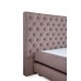 PAT BOXSPRING COMO, CATIFEA ANTI-PATA, TAPITERIE CHESTERFIELD, INALTIME CAPAT PAT 140 CM, SALTEA INCLUSA, TOPPER INCLUS, LONG HEADBOARD